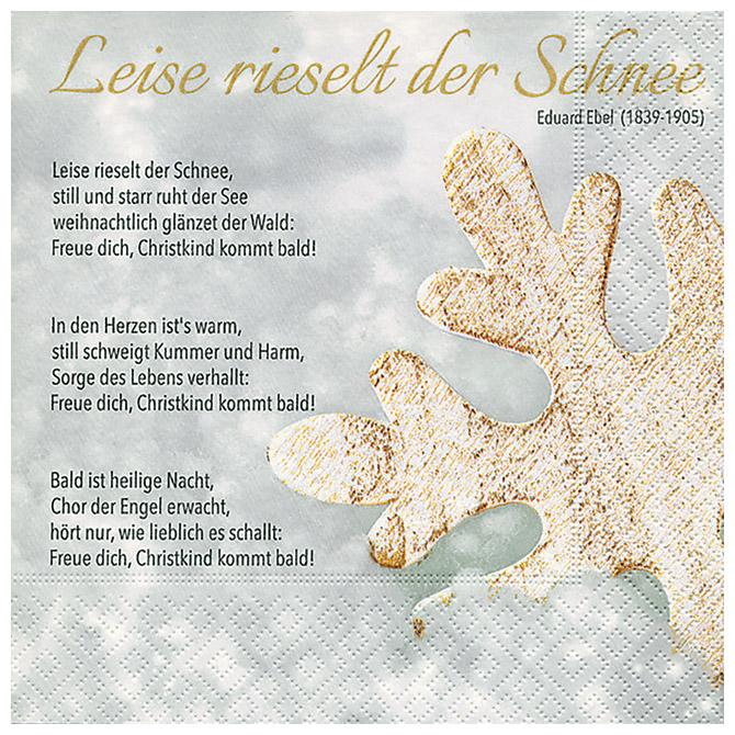 Salvete troslojne 33x33cm pk20 Winter song Herlitz 40030166!!