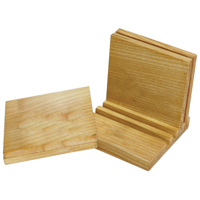 Podmetač za čaše pk4 sa stalkom drveni!!