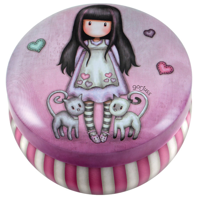 Kutija ukrasna metalna s poklopcem Tall Tails Gorjuss 242TT