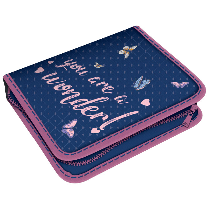 Pernica puna 1zip 2preklopa You Are A Wonder 1B Connect rozo-ljubičasta!!