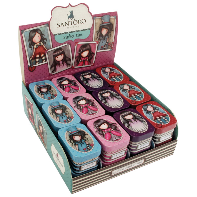 Stalak sa kutijama ukrasnim metalnim pk24 Gorjuss 706GJD01!!