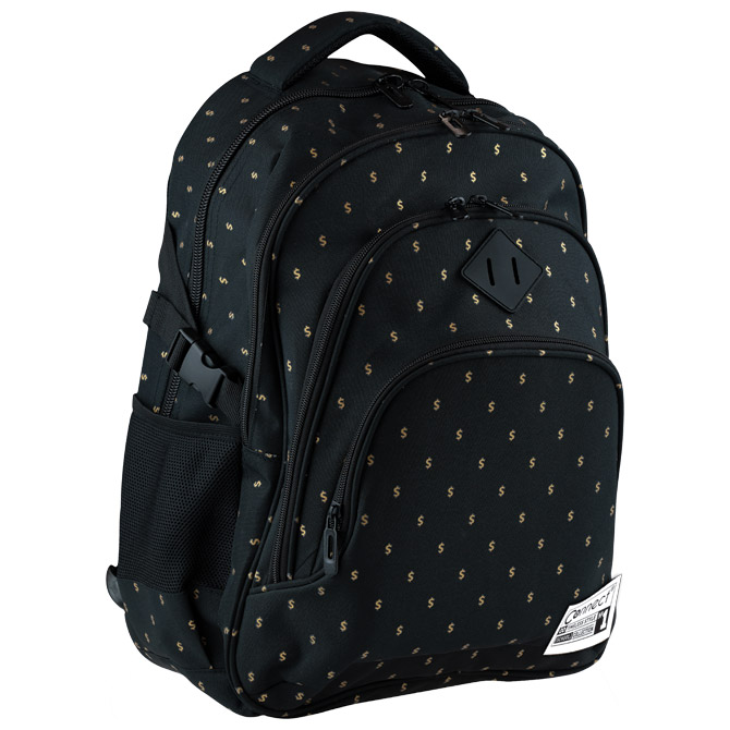 Ruksak školski-notebook anatomski Gold Dollars Connect