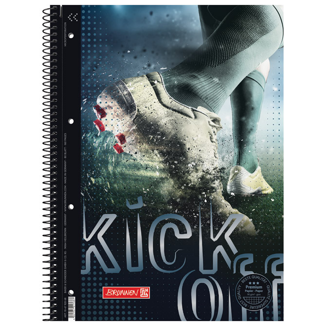 Blok kolegij A4 crte  80L perforacija+4rupe Nogomet Brunnen 10-67927 68!!