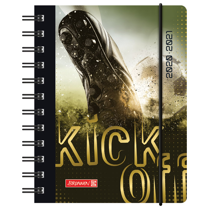 Rokovnik školski A6 spirala 08.20-07.21. Nogomet Brunnen 10-71750 101