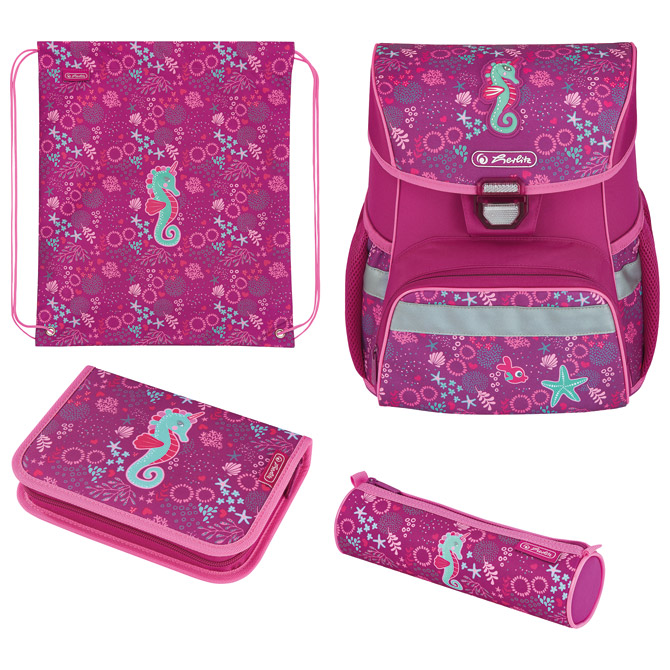 Torba školska anatomska 4/1 Loop Seahorse Herlitz 50025732