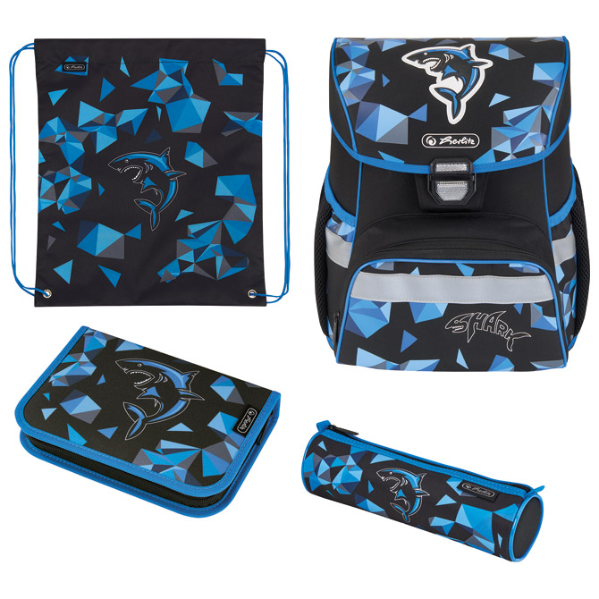 Torba školska anatomska 4/1 Loop Shark Herlitz 50025787!!