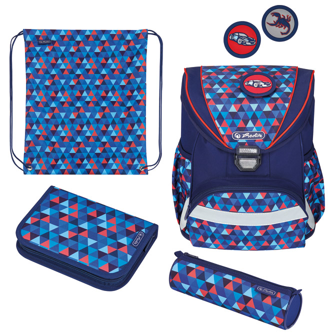 Torba školska anatomska 4/1 Ultralight Plus Geometric Herlitz 50026838!!