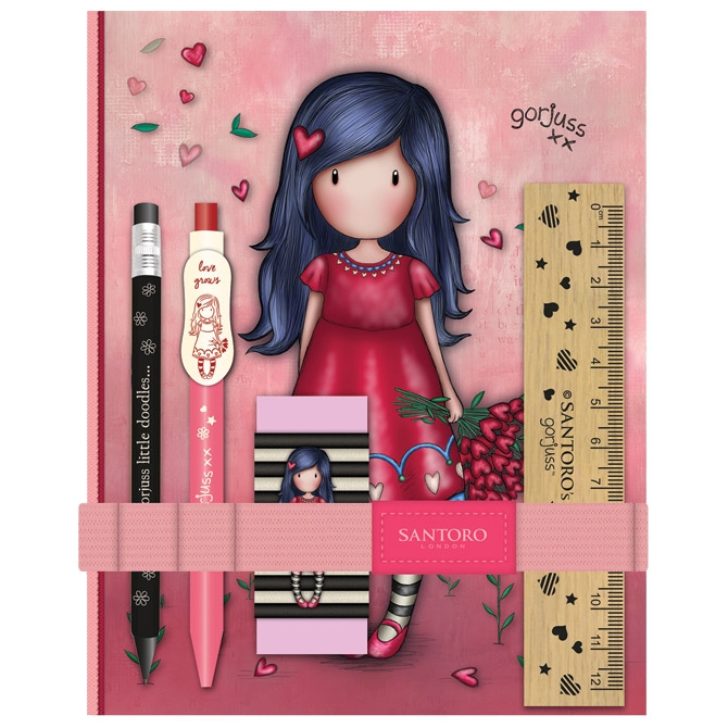 Set za pisanje s tekom tvrdi uvez Love Grows Gorjuss 602GJ11!!