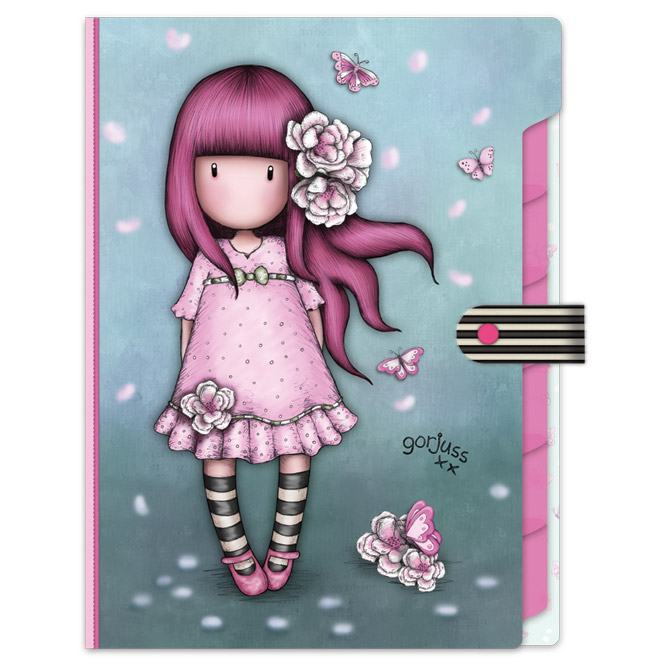 Mapa za kućni budžet  7 pregrada s gumbom Cherry blossom Gorjuss 936GJ03!!
