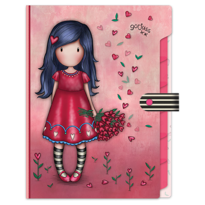 Mapa za kućni budžet  7 pregrada s gumbom Love grows Gorjuss 936GJ04!!