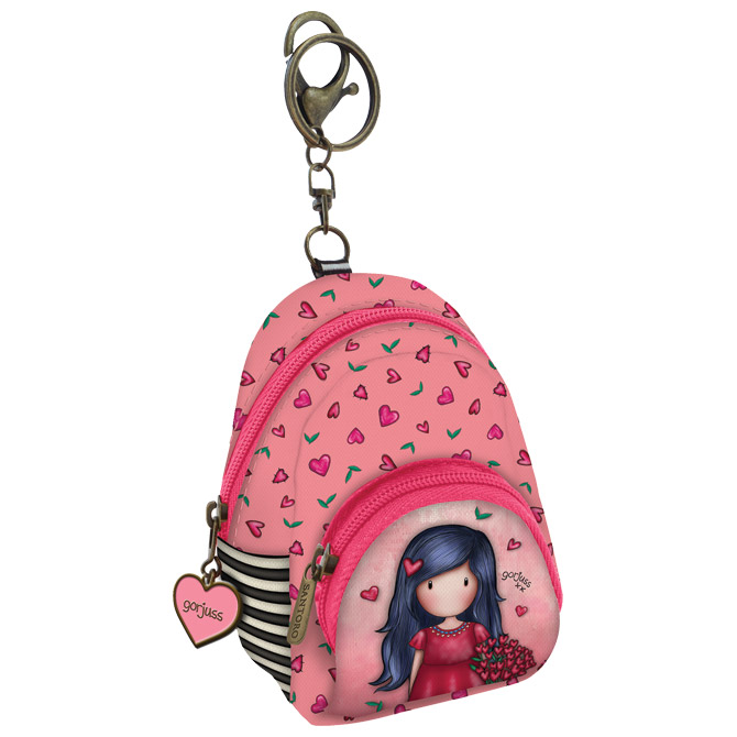 Privjesak za ključeve ruksak 2zipa Love Grows Gorjuss 929GJ04 blister!!