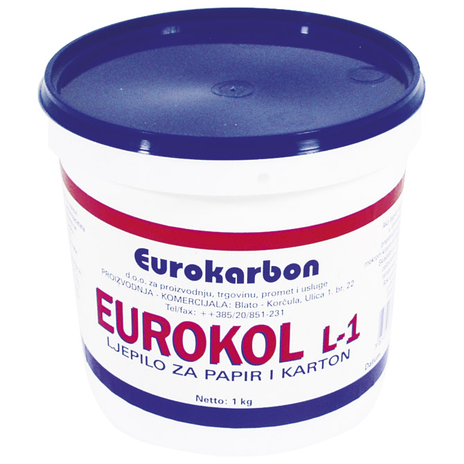 Ljepilo za papir 1 kg Eurokol Karbon