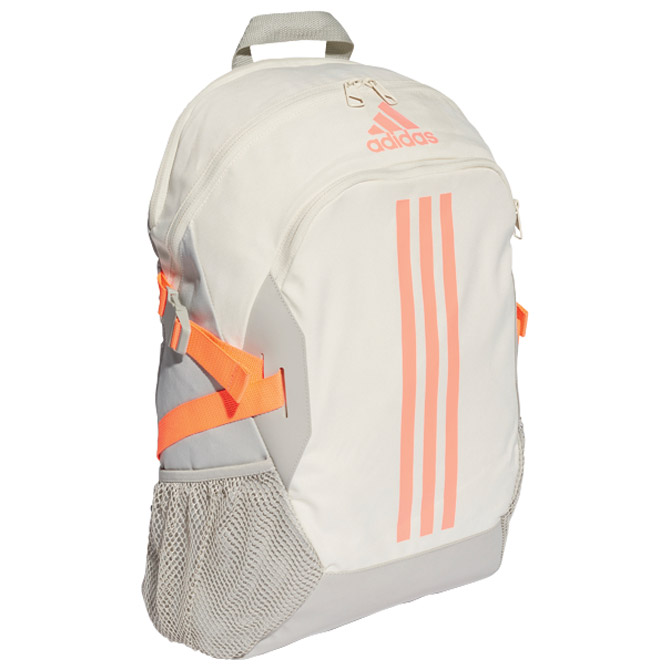 Ruksak školski-notebook Power 5 Adidas FK6906 bijelo/narančasti