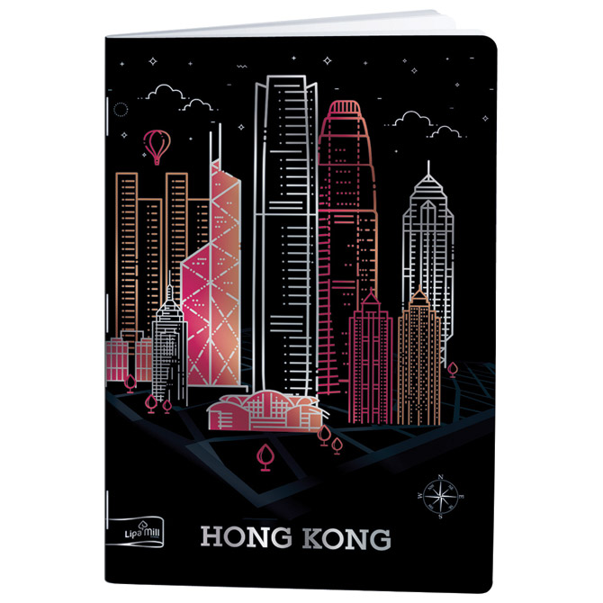 Teka meki uvez A4 karo 40+2L 80g Cities Metallic-Smartlines Mar-Mar sortirani motivi!!