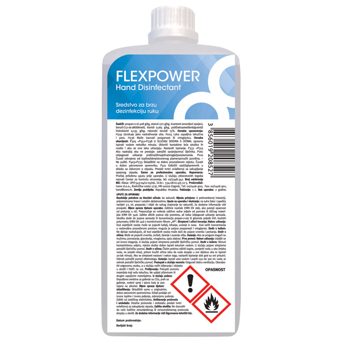 Sredstvo - Flexpower - za dezinfekciju ruku 1L