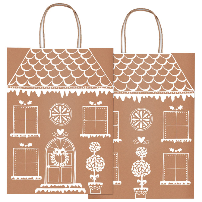 Vrećice ukrasne 26x34,5x12cm novogodišnje Rex-Saul Sadoch SDX26-496A