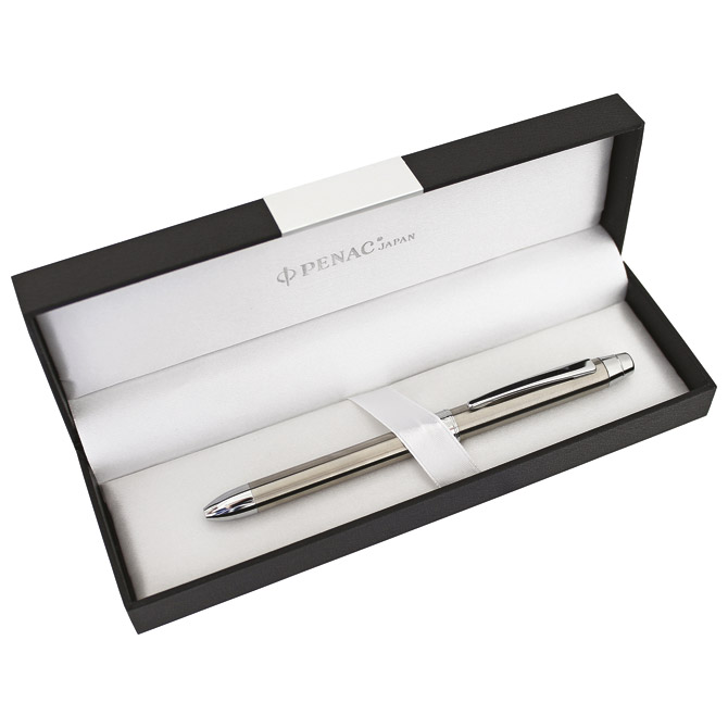 Olovka 3-pen multifunkcijska metalna ELE-SS Penac TF1601SS-GC6 srebrna!!