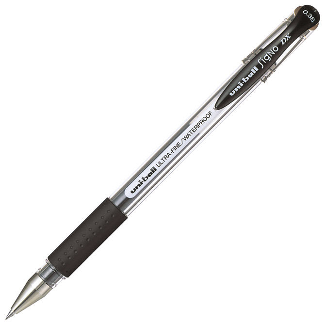 Roler 0,38 mm gel grip (uložak UMR-1) Uni-Mitsubishi UM-151 crni