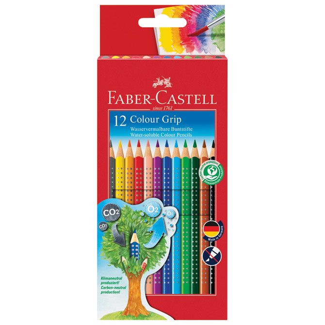 Boje drvene  12boja Grip 2001 Faber-Castell 112412