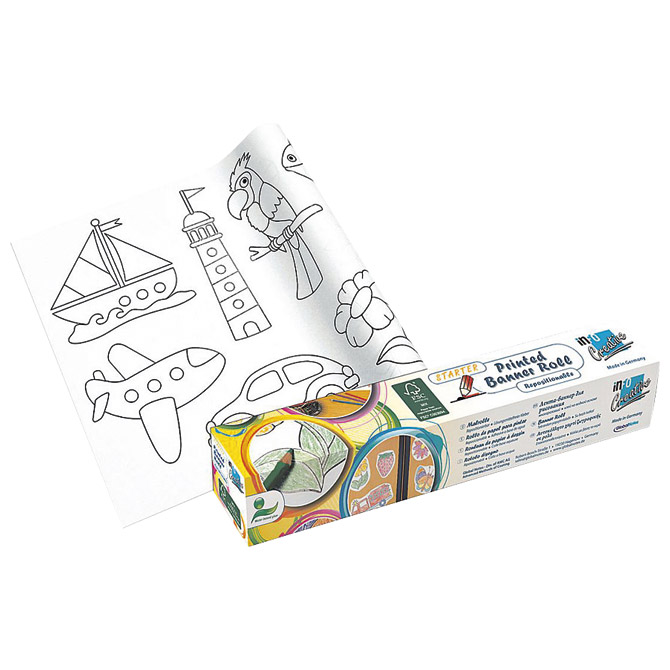 Bojanka u roli samoljepljiva 30cmx4m Start (za mlađu djecu) Global Notes 8718-08!!