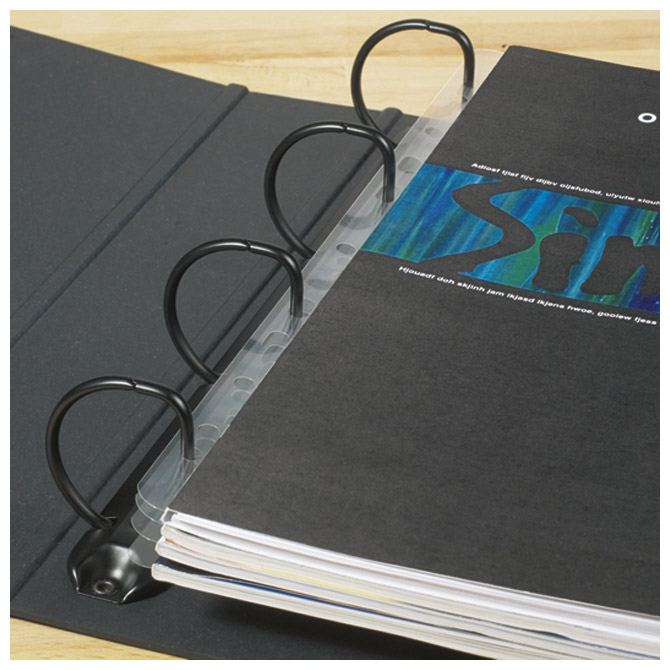 Traka samoljepljiva za ulaganje nebušenih spisa 295 mm pk50 3L.(Djois)8804-50 blister