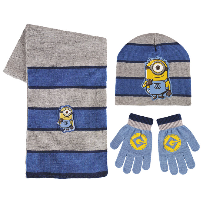 Šal+kapa+rukavice Minions Cerda 2200001578!!