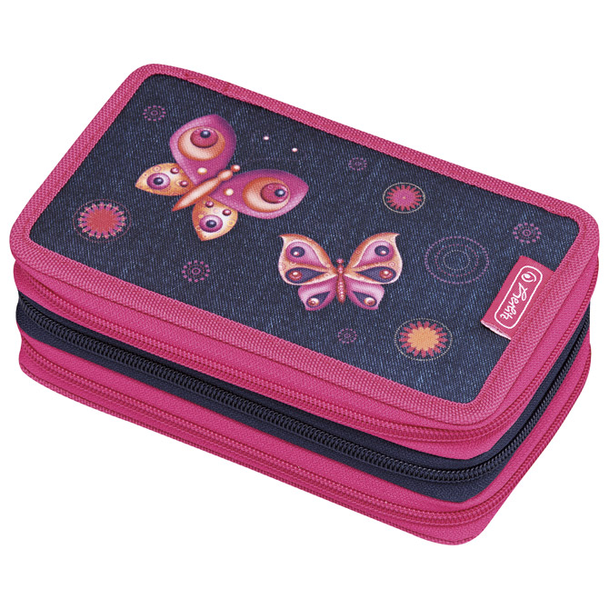 Pernica puna 3zipa Butterfly dreams Herlitz 11438710!!