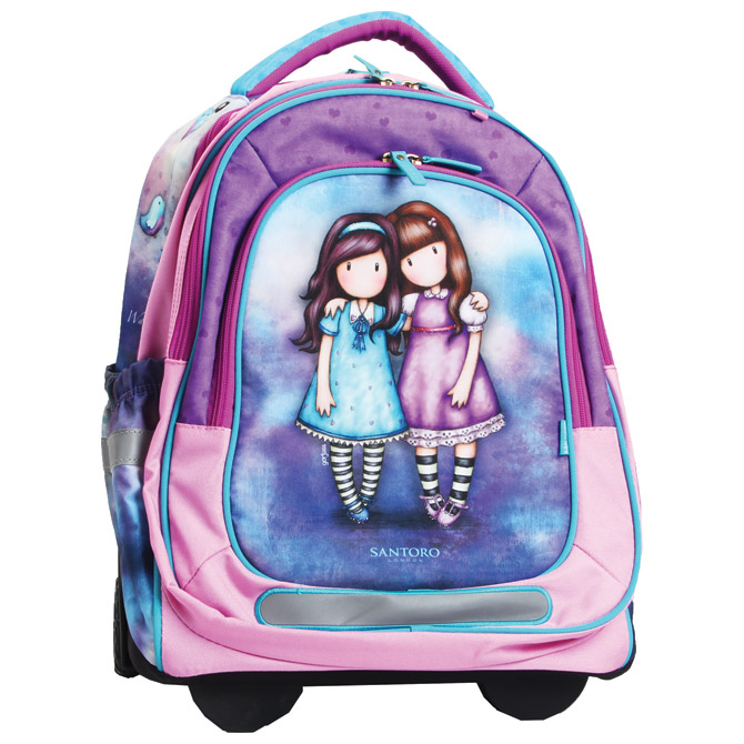 Ruksak školski anatomski s kotačićima Friends Walk together Gorjuss G4100025
