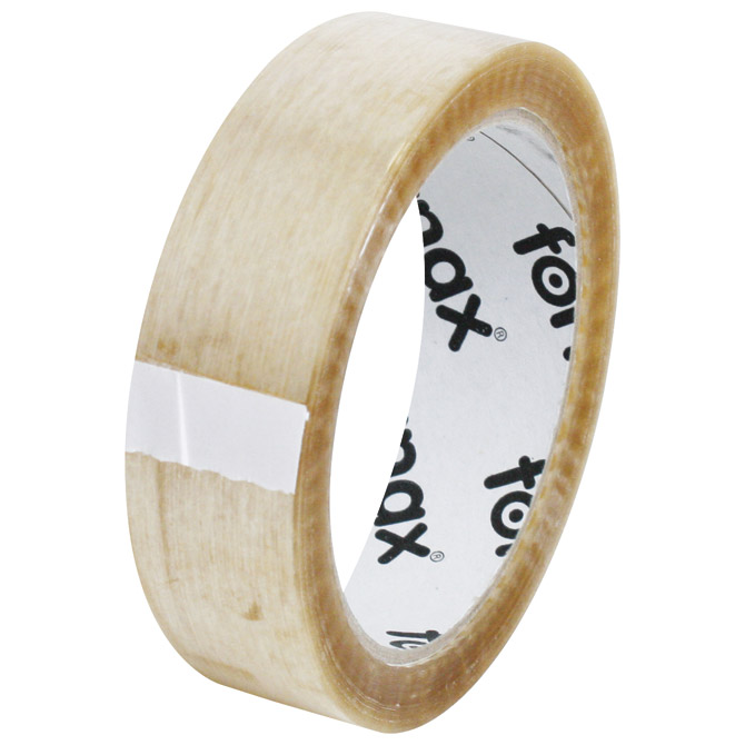 Traka ljepljiva 25 mm/66m solvent 28my Fornax prozirna