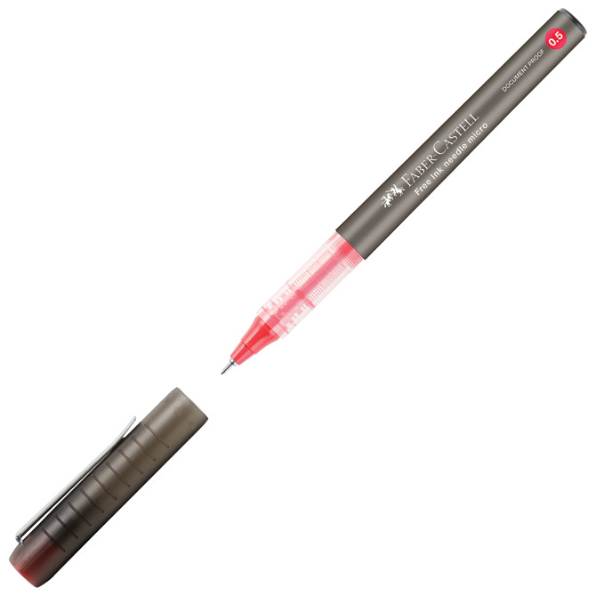 Roler 0,2mm micro (0,5mm) Free Ink Needle Faber-Castell 348603 crveni!!