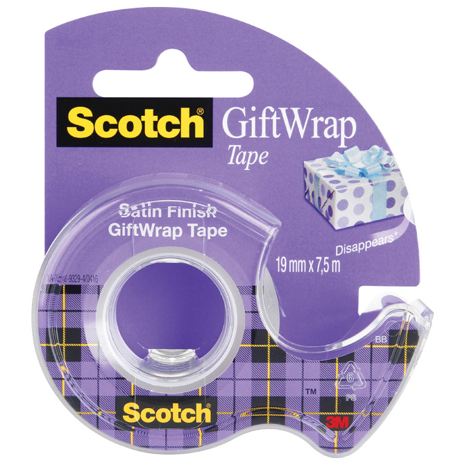 Traka ljepljiva nevidljiva 19mm/ 7,5m Scotch Gift Wrap 3M.!!