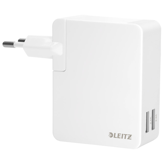 Punjač za mobilne uređaje zidni Complete Universal Leitz 6218 bijeli!!