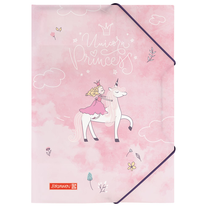 Fascikl klapa s gumicom pp A4 Unicorn princess Brunnen 10-41604 842