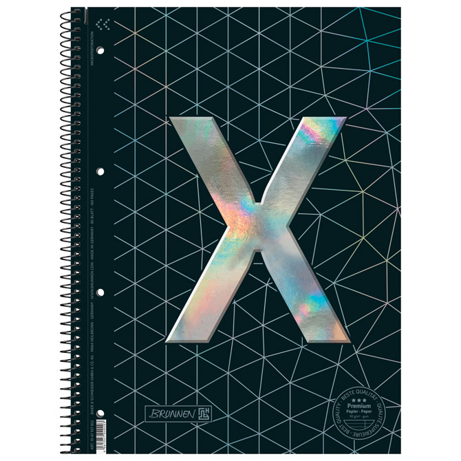 Blok kolegij A4 crte  80L perforacija+4rupe Xtreme Brunnen 10-67927 852