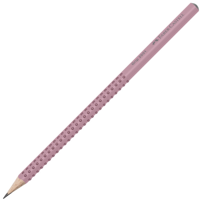 Olovka grafitna B Grip 2001 Faber-Castell - Write 517054 roza!!