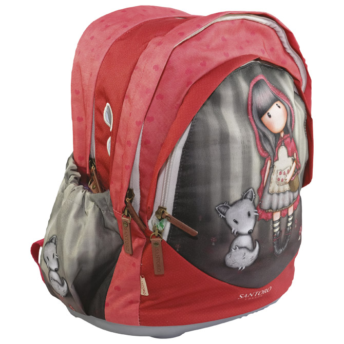 Ruksak školski anatomski lagan Little Red Riding Hood Gorjuss G4193008!!