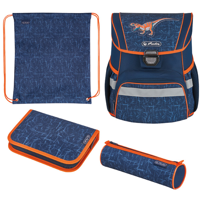 Torba školska anatomska 4/1 Loop Dinomania Herlitz 50032495