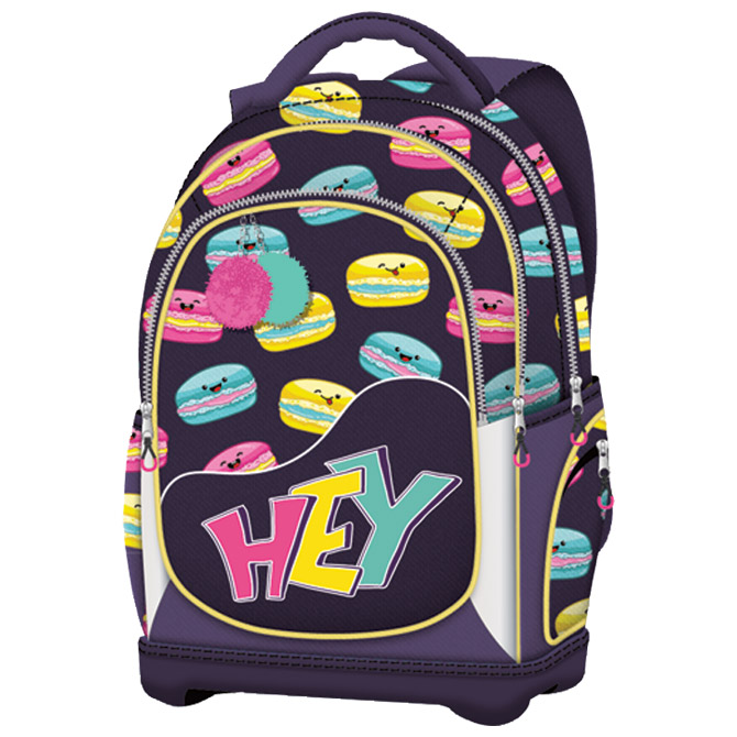 Ruksak školski anatomski lagan Hey Connect ljubičasti!!