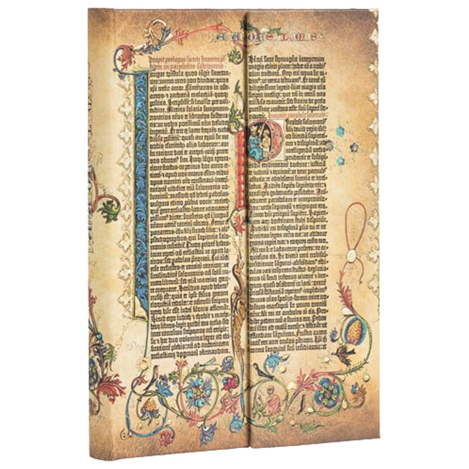 Notes 10x14cm-mini crte  88L magnet Parabole,Gutenberg Bible Paperblanks PB5033-9