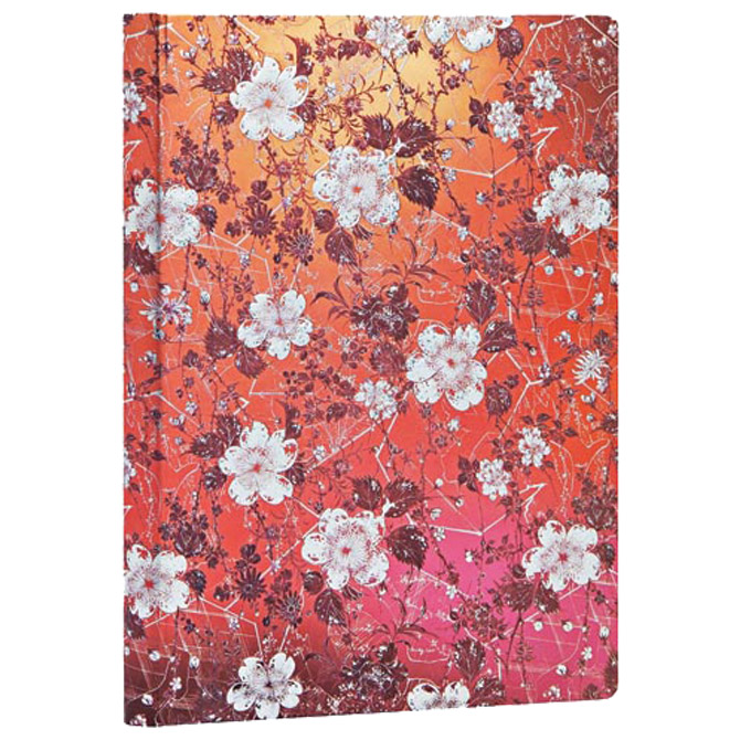 Notes 13x18cm-midi crte  72L s gumicom Sakura Paperblanks PB5429-0