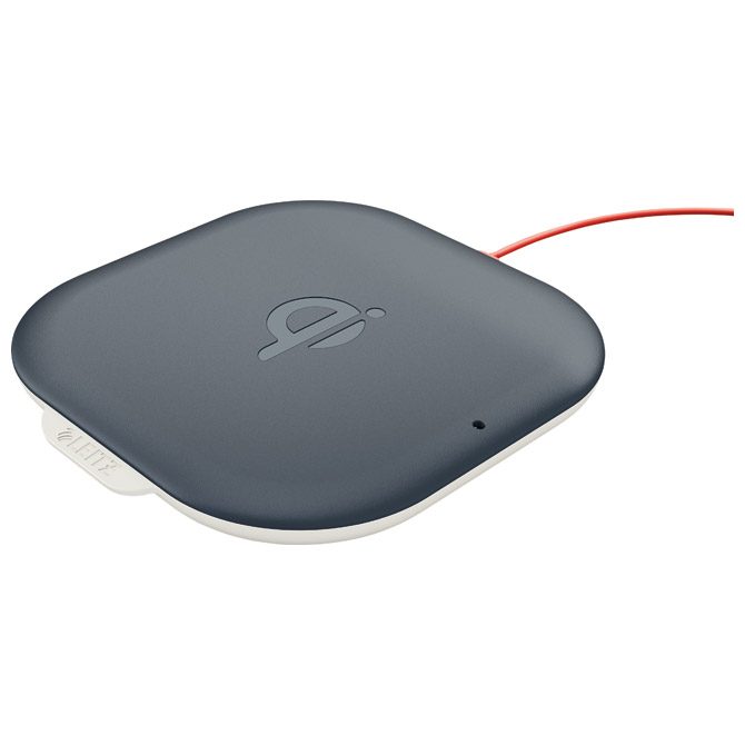Punjač za mobilne uređaje bežični Cosy QI Leitz 64790089 tamno sivi
