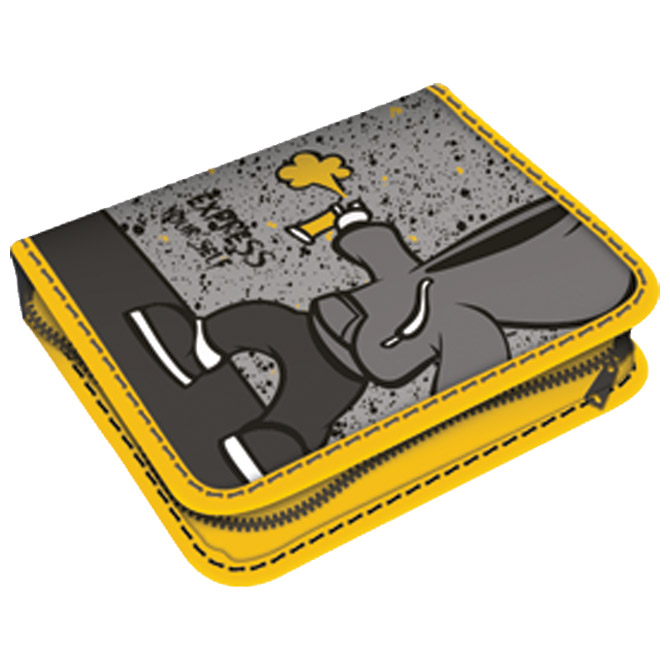 Pernica puna 1zip 2preklopa Express yourself 1A Connect sivo-žuta