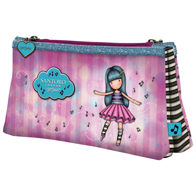 Pernica vrećica/trokutasta 2pretinca 2zipa Dancing Among the Stars Gorjuss 324GJ25