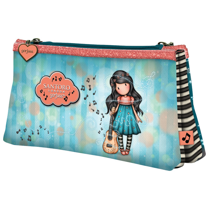 Pernica vrećica/trokutasta 2pretinca 2zipa You Can Have Mine Gorjuss 324GJ28!!