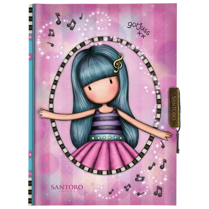 Teka tvrdi uvez s ključem Dancing Among the Stars Gorjuss 577GJ19