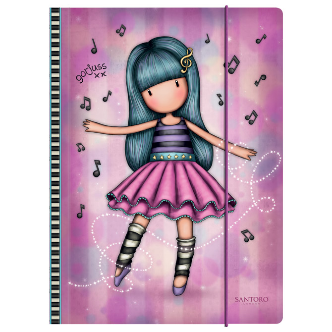 Fascikl klapa s gumicom karton A4 Dancing  Among the Stars Gorjuss 812GJ09