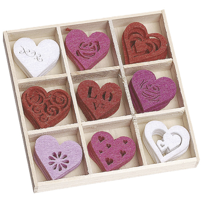 Ukras filc Srca 22 mm pk45 Knorr Prandell 21-8001211