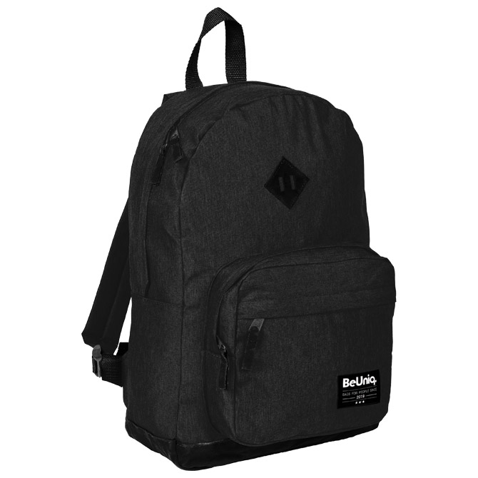 Ruksak školski BeUniq 21-229D crni!!