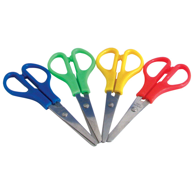 Škare školske 13 cm oble pk24 Educa sortirano