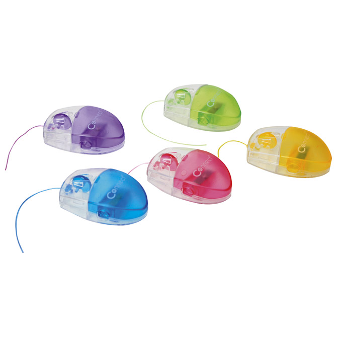 Šiljilo pvc s pvc kutijom 1rupa Miš 6007-1 Connect sortirano!!